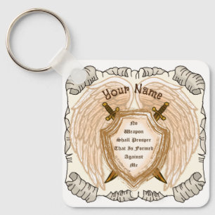 Porte-clés Christian Aucune Arme Ne Prospère