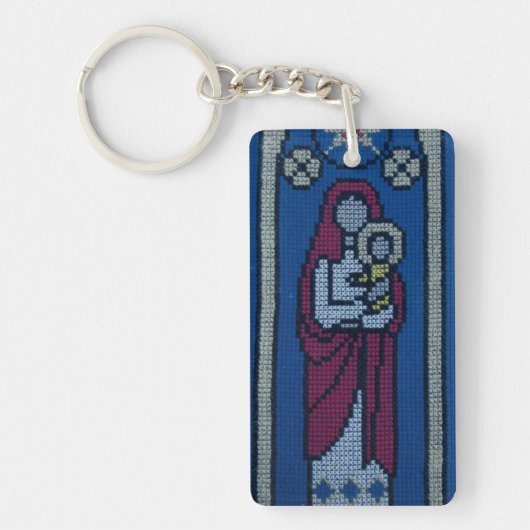Porte-clés Christian embroidery (Devant)