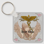 Porte-clés Christian Hands Infirmière porte - clé (Recto)