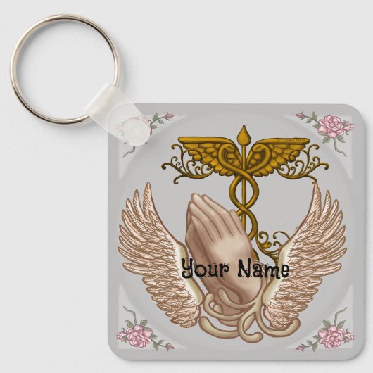 Porte-clés Christian Hands Infirmière porte - clé (Recto)