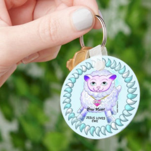 Porte-clés Christian Jésus t'aime