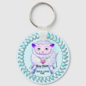 Porte-clés Christian Jésus t'aime (Recto)