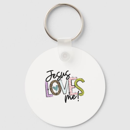 Porte-clés Christian Love Quote Gift For New Believers Jesus  (Recto)