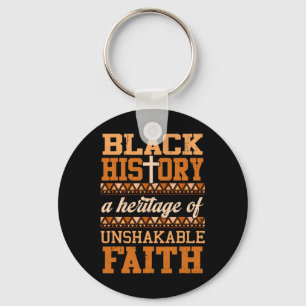 Porte-clés Christian Melanin Foi inébranlable Histoire noire