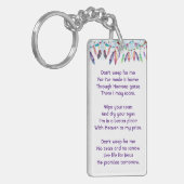 Porte-clés Christian Memorial Feathers Boho Tribal Native (Devant gauche)