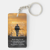 Porte-clés Christian Memorial Hunter Chasse Stalking Jeu (Dos)