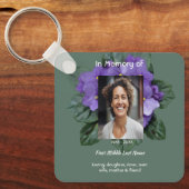 Porte-clés Christian Memorial Keepsake African Violet (Recto)