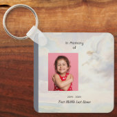 Porte-clés Christian Memorial Keepsake Angel Reaching  (Recto)