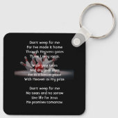 Porte-clés Christian Memorial Keepsake Bowling Bowler (Dos)