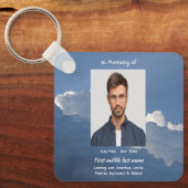 Porte-clés Christian Memorial Keepsake Clouds Sky Heavenly (Recto)