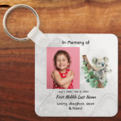 Porte-clés Christian Memorial Keepsake Cute Koala Children (Recto)