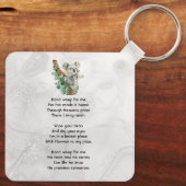 Porte-clés Christian Memorial Keepsake Cute Koala Children (Verso)