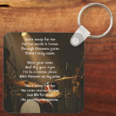 Porte-clés Christian Memorial Keepsake Drummer Drums Band  (Verso)