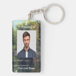 Porte-clés Christian Memorial Keepsaké Lake Pond Park Canards