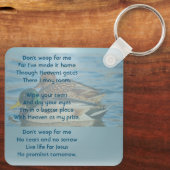 Porte-clés Christian Memorial Keepsake Mallard Ducks Bird (Verso)