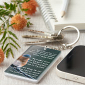 Porte-clés Christian Memorial Photo Bluebird Garden Bird  (Devant droit)