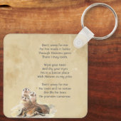 Porte-clés Christian Memorial Watercolor Seals Animals (Verso)