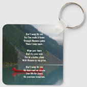 Porte-clés Christian Memorial Wilderness Lake Canoe (Dos)