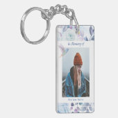 Porte-clés Christian Memory Keepsaké Hummingbird Roses bleus (Devant gauche)