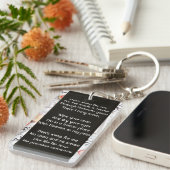 Porte-clés Christian Memory Photo Prière Bingo Jeu (Devant droit)