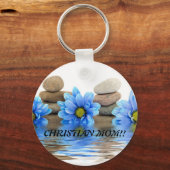 Porte-clés CHRISTIAN MOM ! !... Cercle à clé religieuse (Recto)