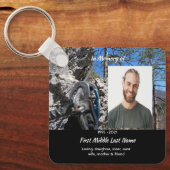 Porte-clés Christian Rock Climbing Memorial Keepsake (Recto)