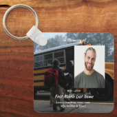 Porte-clés Christian School Bus Driver  Memorial Keepsake  (Recto)