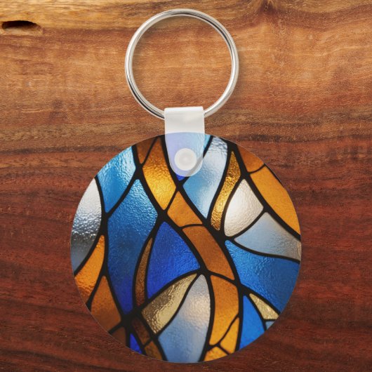 Porte-clés Christian stain-glass look (Verso)