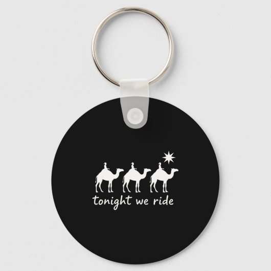 Porte-clés Christian Tonight We Ride Three Wise Men Christmas (Recto)