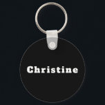 Porte-clés Christine<br><div class="desc">Porte-clés du nom de Christine</div>