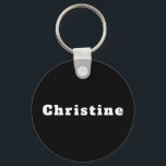 Porte-clés Christine<br><div class="desc">Porte-clés du nom de Christine</div>