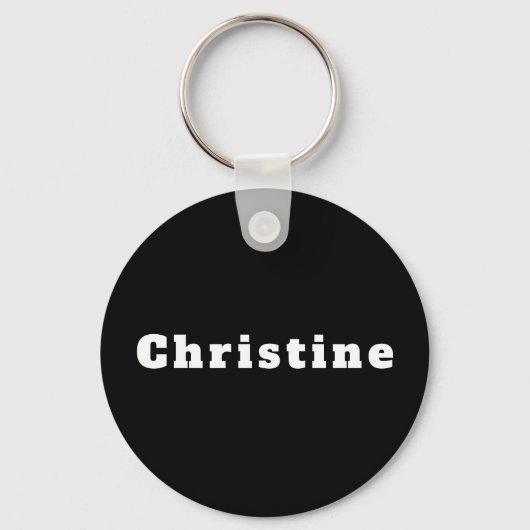 Porte-clés Christine (Verso)