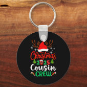 Porte-clés Christmas 2025 Cousin Crew Pajamas Xmas Lights Fam (Recto)