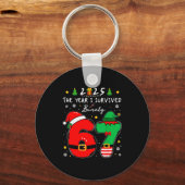 Porte-clés Christmas 2025 The Year I Barely Survived Six Seve (Recto)