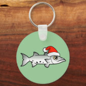 Porte-clés Christmas Barracuda Père Noël (Recto)
