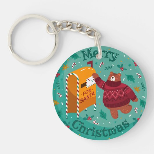 Porte-clés Christmas Bear (Devant)