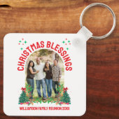 Porte-clés CHRISTMAS BÉNÉFICIE FAMILLE RÉUNION Groupe de jume (Verso)