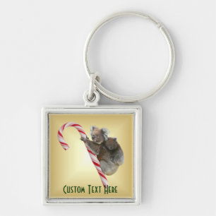 Porte-clés Christmas Candy Cane Koalas