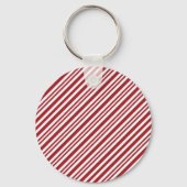Porte-clés Christmas Candy Cane Stripes keychain (Recto)
