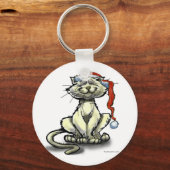 Porte-clés Christmas Cat (Recto)