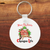 Porte-clés Christmas Cat Bless My Little Funny Cat Life Cat M (Recto)