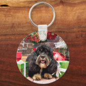 Porte-clés Christmas - Cockapoo - Sadie (Recto)