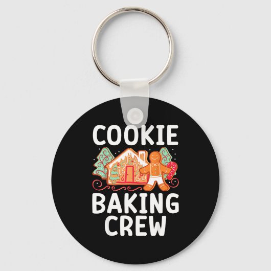 Porte-clés Christmas Cookie Taster Cookie Baking Crew Gingerb (Recto)