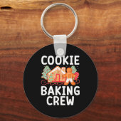 Porte-clés Christmas Cookie Taster Cookie Baking Crew Gingerb (Recto)