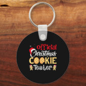 Porte-clés Christmas Cookie Tester Funny Baking Crew Xmas (Recto)