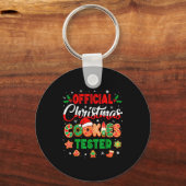 Porte-clés Christmas Cookie Tester Taster Baking Crew Toddler (Recto)