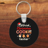 Porte-clés Christmas Cookie Tester Taster Baking Crew Toddler (Recto)
