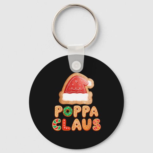 Porte-clés Christmas Cookies Baking Ppa Claus Family Matching (Recto)