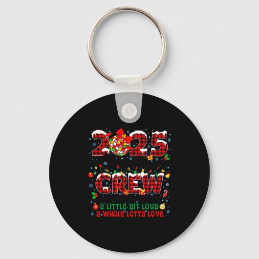 Porte-clés Christmas Crew 2025 Family Christmas Matching Xmas (Recto)