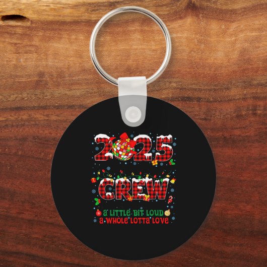 Porte-clés Christmas Crew 2025 Family Christmas Matching Xmas (Recto)